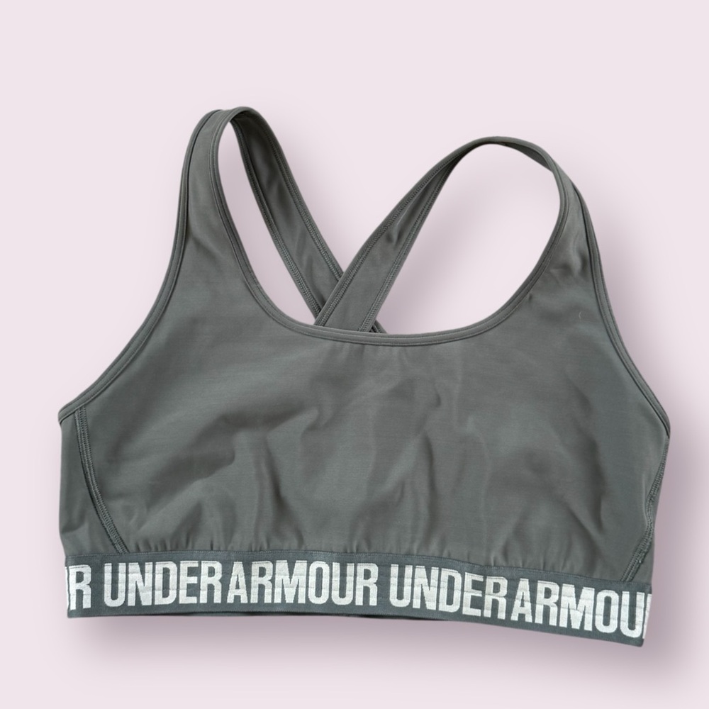 Women’s Under Armour sports bra grey size XL